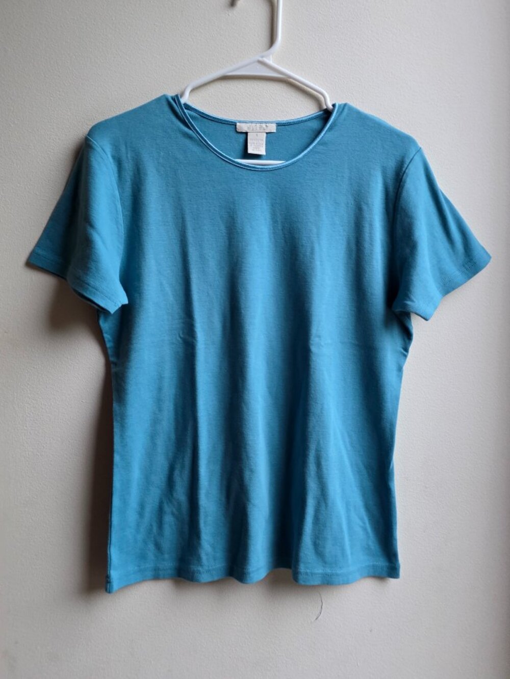 J. Jill Blue Short Sleeve Top Size Small
